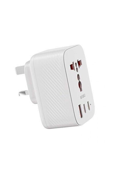 WIWU WI-UA007 Power Cube 20W GaN Travel Adapter - White