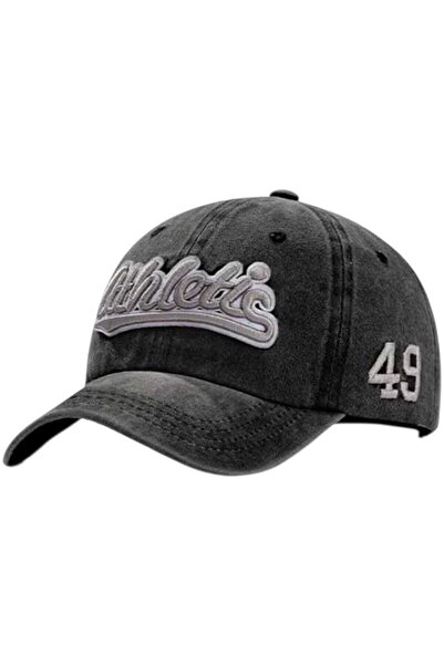 Mood Agenda Unisex Vintage Αθλητικό Καπέλο Μπέιζμπολ με Κέντημα και Ρυθμιζόμε...