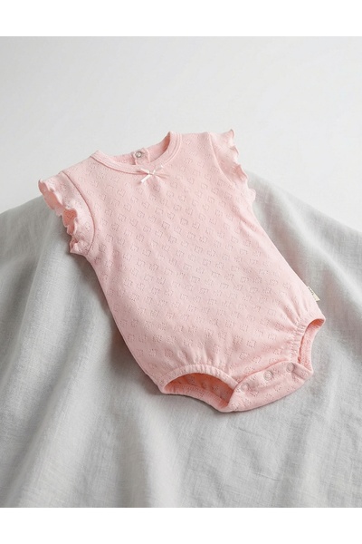 MiniKids Κορμάκι, με καρδιές, ροζ