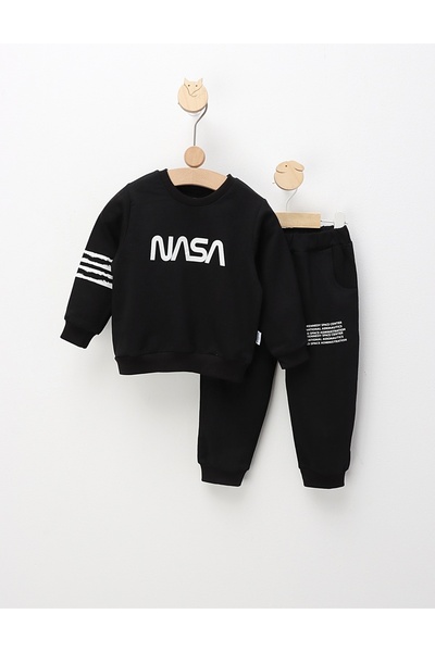 MiniKids Διαστημική στολή NASA, μαύρη