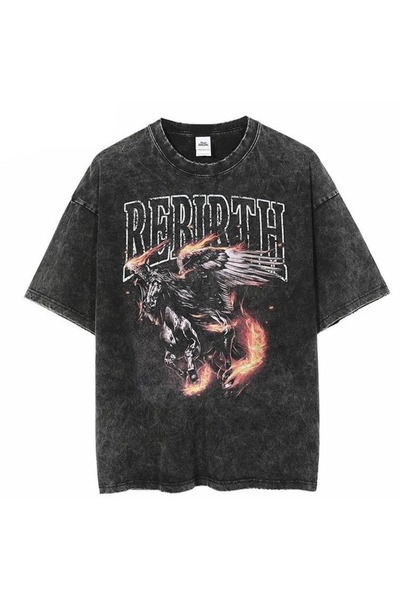 ZEMLİYA Vintage Washed Oversize T-Shirt