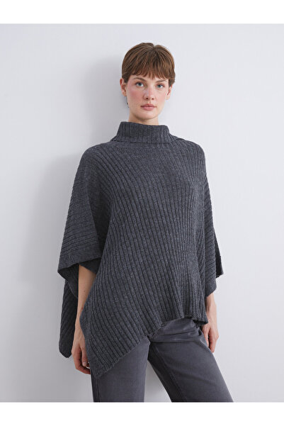 LC Waikiki Funnel Neck Oversize Women's Knitwear Sweater