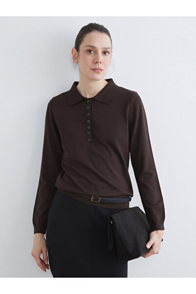 LC Waikiki Polo Neck Women's Knitwear Sweater