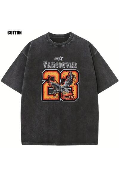 ZEMLİYA Vintage Washed Oversize T-Shirt