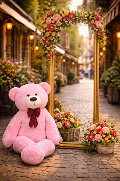 Özgüner Oyuncak 250200 Large Size Plush Bear, Special Gift for Lovers and Dec...