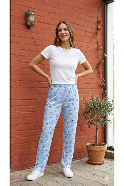 PİJALİNA Summer Baby Printed Milan Single Pajama Bottoms