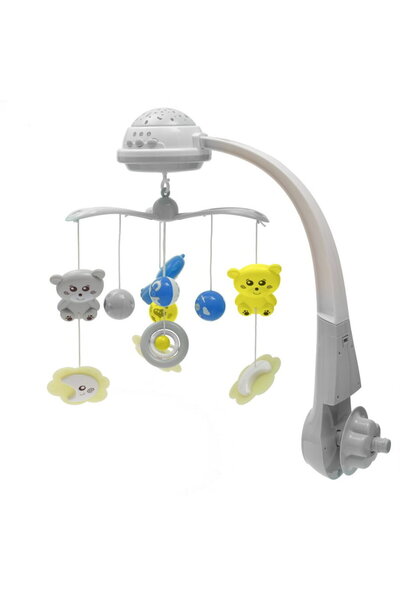 Other Carusel deasupra pătuțului cu proiector de lumină Baby Mix gri