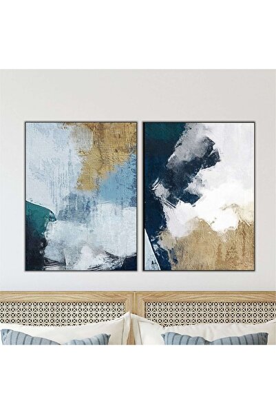OEM Set de tablouri decorative Re-Bloom, 2 piese, MDF, multicolor, 60 x 80 cm