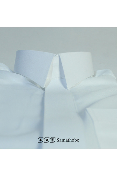 samathobe ثوب رجالي جاهز سميرا ميس ابيض طول 60
