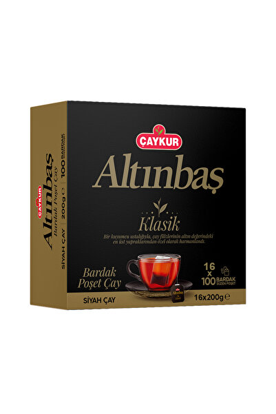 Çaykur Altınbaş Süzen Tea Bags (Plain) 2Gr 100 Pieces Sixteen Pack