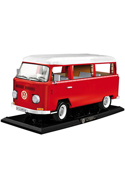 COBI Volkswagen T2a Van Executive Edition, construction toy red/white, scale ...