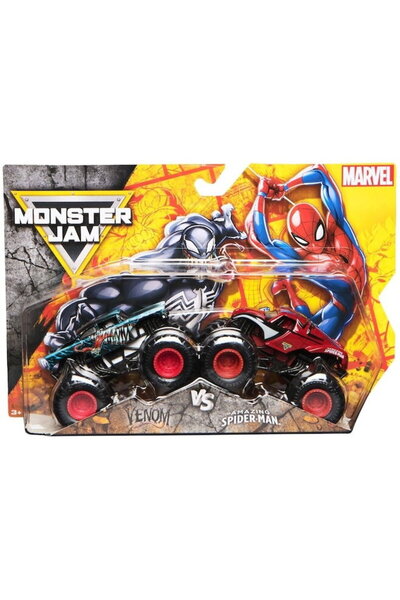 Spin Master Games Set mașinuțe metalice Monster Jam Spin Master - Venom vs Sp...