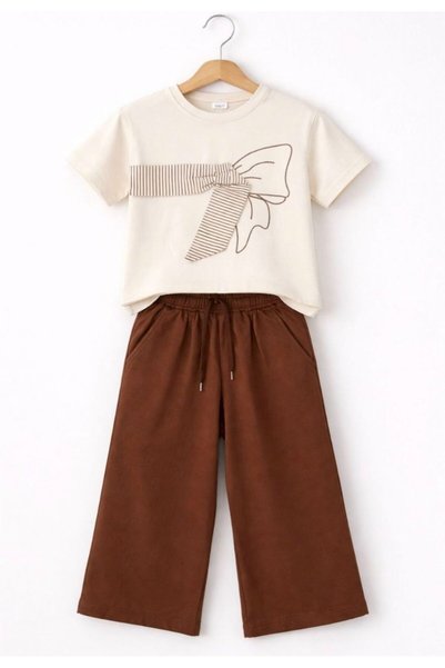 Emilakids Girls' Bowknot Set for Ages 3-12