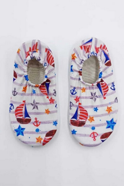 GİYİCEM TEKSTİL Παιδικά παπούτσια παραλίας με σχέδια, εύκαμπτα μποτάκια πισίν...