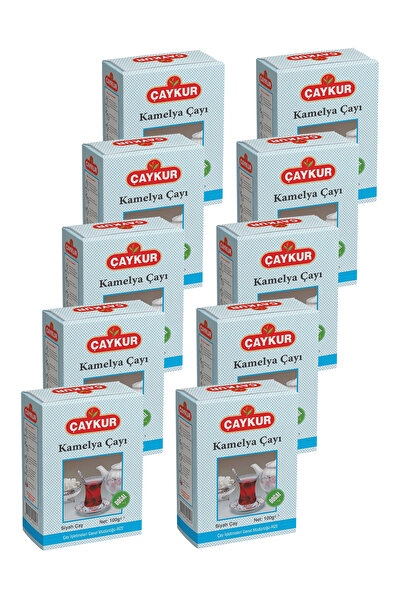 Çaykur شاي الكاميليا السائب 100 جرام. عبوة من عشرة قطع