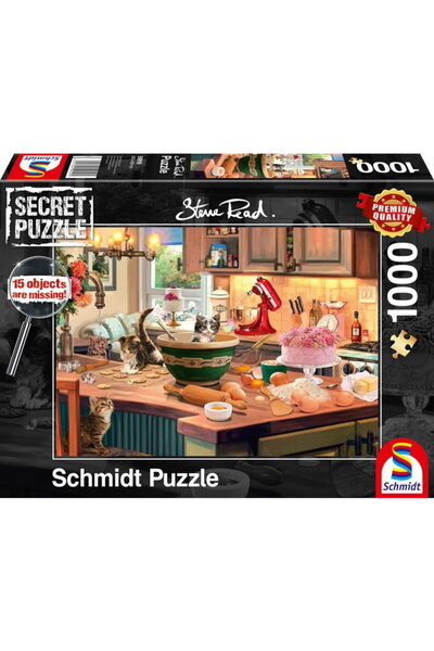Schmidt Spiele Puzzle Steve Read: La masa de bucătărie (Puzzle secret)
