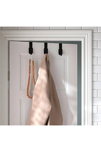 IKEA QUİCK Kapı Üstü Geçmeli Askısı Genişlik 34 Cm 3 Kancalı Çelik Banyo Havl...