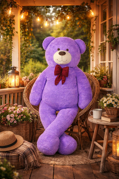 Özgüner Oyuncak 250200 Large Size Plush Bear, Special Gift for Lovers and Dec...