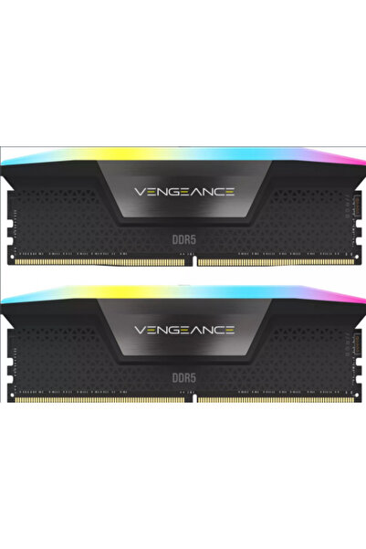 Corsair Vengeance RGB Negru Intel XMP 3.0, 96GB, DDR5-6800MHz, CL40, Dual Cha...