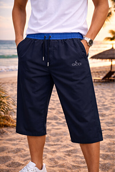 İYİBU Ανδρικό μαγιό μέχρι το γόνατο, μεγάλο μέγεθος M-7XL, ύφασμα αλεξίπτωτου...