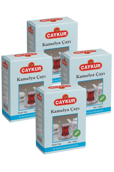 Çaykur شاي الكاميليا المعبأ 100 جرام. عبوة من أربعة قطع