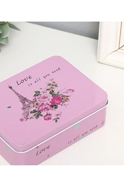 TRio Life Save The Date Teneke Hediye Kutusu 12*9*h4 cm