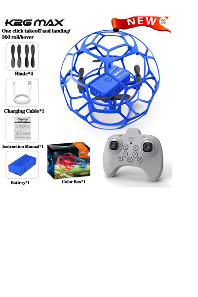 Generic Minge Zburătoare LED pentru Copii – Dronă cu Telecomandă, Rotire 360°...