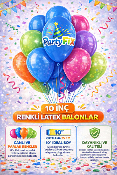 BALON DİYARI 100 Adet Turuncu Premium Lateks Balon | Dayanıklı Organizasyon Balonu