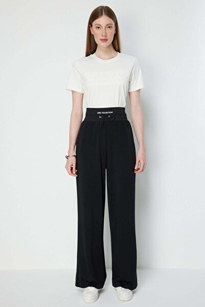 ON Wide Leg Sweatpants with Thick Elastic Waistband