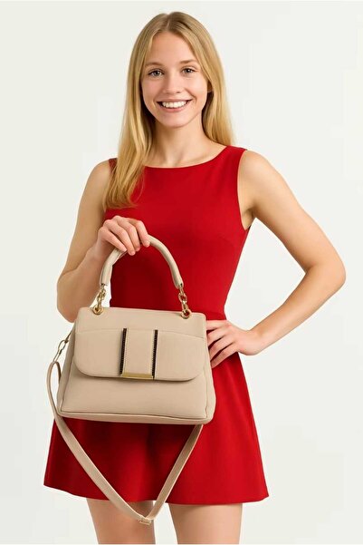 SSO Women's Handbag and Shoulder Bag with Flap and Zipper, Chain Detail (the ...