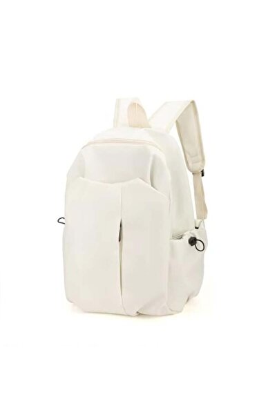 Primo Plus Trendy Backpack for Both Genders - White
