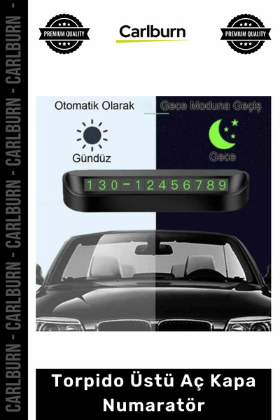 Carlburn Special Production Stylish Design Magnetic Hidden Parking Phone Card...