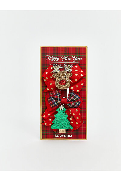 LC Waikiki New Year Themed Girls' Hair Clip Set 3-pack