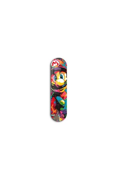 OEM Tablou decorativ Re-Bloom, model Mario, sticlă securizată, multicolor, 20...