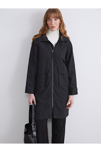 LC Waikiki Hooded Women's Raincoat