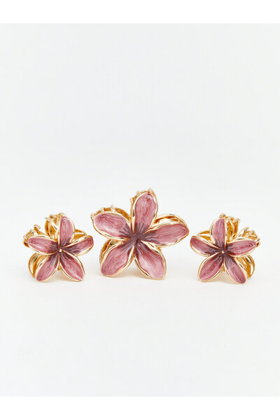 LC Waikiki Floral Hair Clip Set of Three
