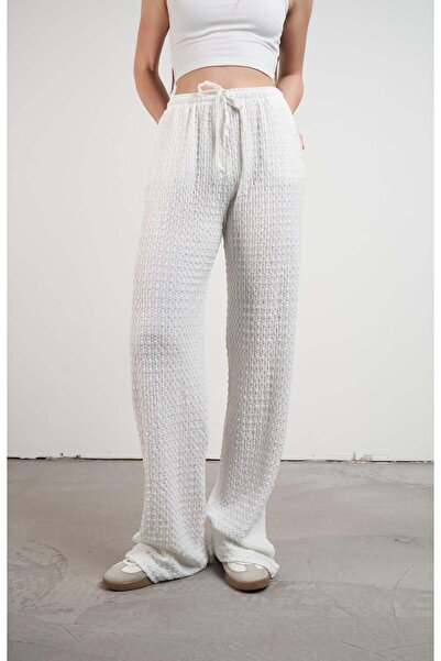 citycenterfashion Γυναικείο παντελόνι με τσέπες και φαρδιά μπατζάκια cty-abr-...