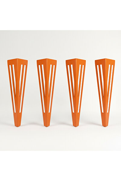 UYART HOME Uyart S3 Vector Salmon Metal Table Leg – Modern Striped Design – 7...