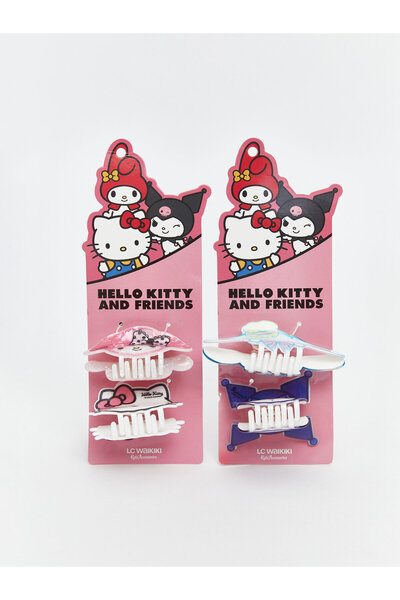LC Waikiki Шноли за коса за момичета с принт Hello Kitty, комплект от 2 броя