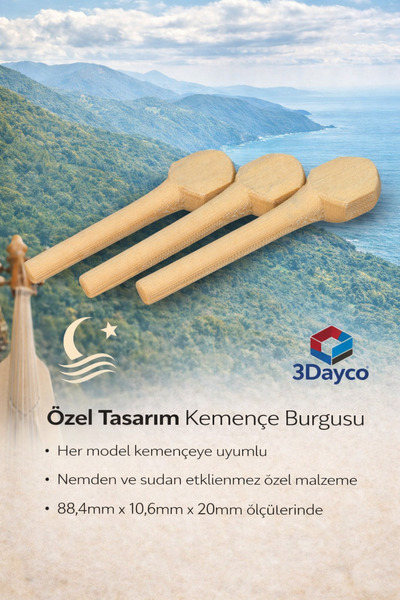 3Dayco Kemençe Burgusu (Üçlü set)