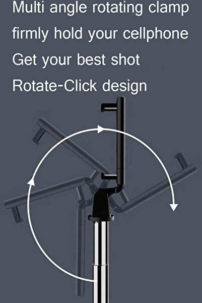 wiks Selfie Çubuğu Tripod Bluetooth Tripot Telefon Tripod Kumandalı Tripod Selfie Çubuğu