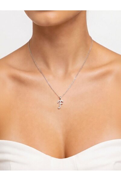 RozeJewelry Işıltılı “F” Harf Zarif Kolye