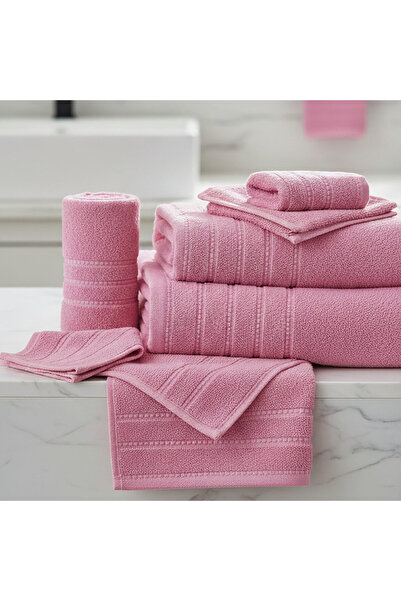 Set de 2 prosoape de bumbac premium pentru hotel, 100% bumbac, 600g/m2, 70x140cm + 50x90cm, Fabricat în România miniatura 3