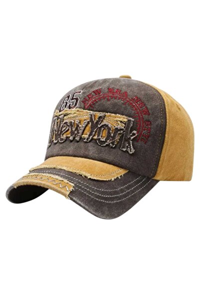 Uniquetrenders Unisex Vintage 85 Νέα Υόρκη Κεντημένο Ρυθμιζόμενο Καπέλο Μπέιζ...