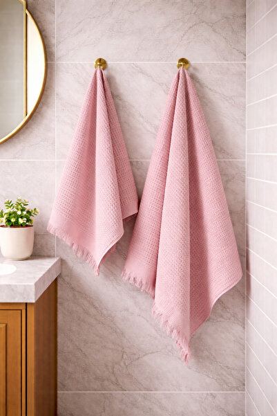 Sabia Καθημερινό σετ πετσετών βάφλας από 100% βαμβάκι – Πετσέτες χεριών & πετ...