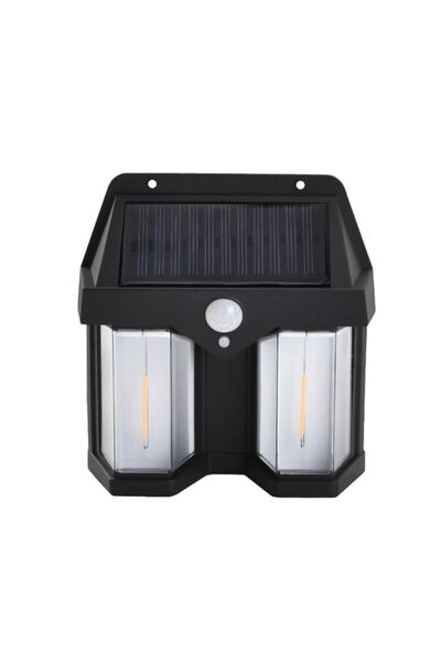OEM Set 2 x Lampa LED solară de exterior cu senzor de mișcare, dublă, rezistentă la apă