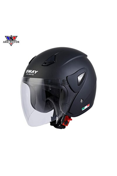Sway SW 700 MAT SİYAH YARIM KASK