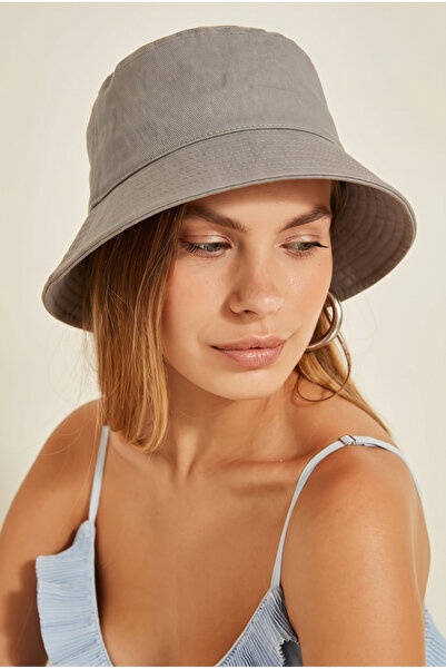 Katia&Bony Γυναικείο Καπέλο Basic Ανθρακί