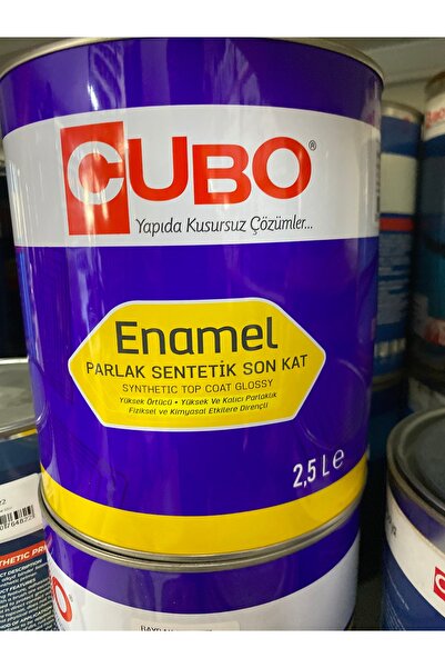 CUBO sentetik son kat boya 2,5 litre bayrak kırmızı