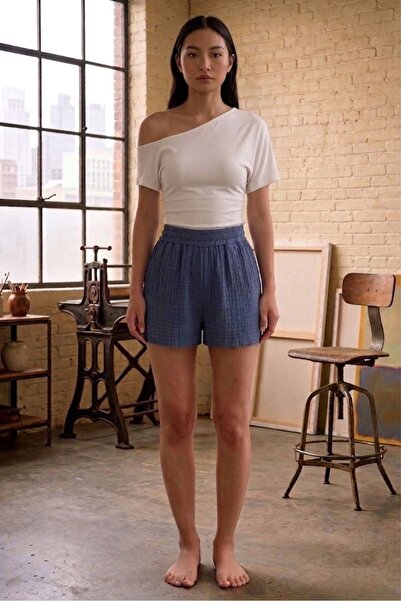 LOUİSA Γυναικείο κοντομάνικο μπλουζάκι με ανοιχτούς ώμους και λευκό μπλουζάκι...